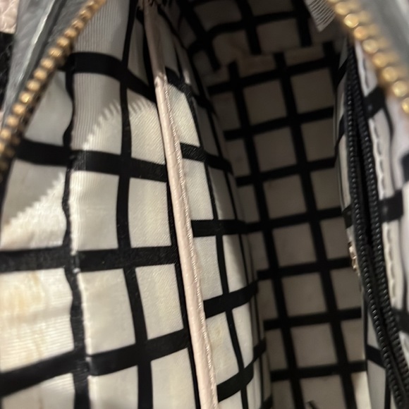 Kate spade black and light purple cream bag. - Picture 6 of 6
